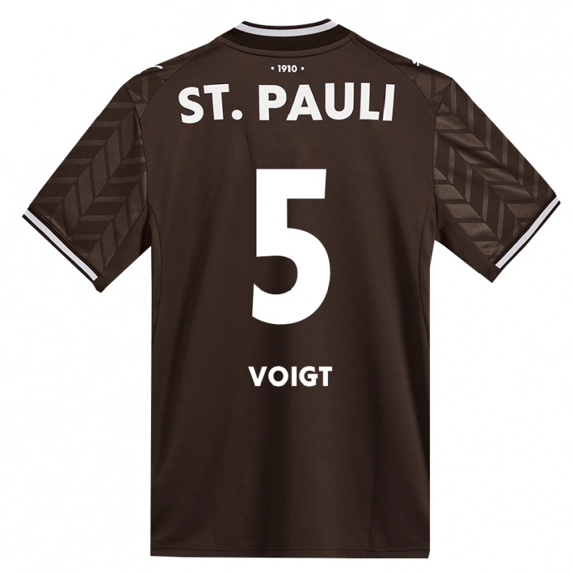 Danxen Kobiety Domenic Voigt #5 Kawa Biała Domowa Koszulka 2026/27 Koszulki Klubowe