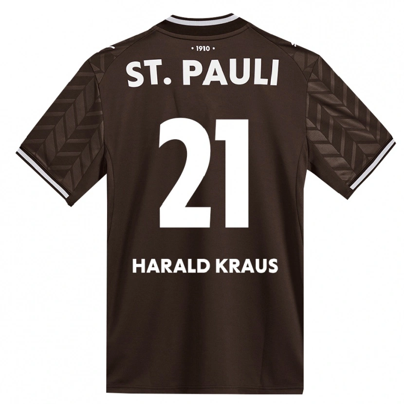 Danxen Kobiety Stefan Harald Kraus #21 Kawa Biała Domowa Koszulka 2026/27 Koszulki Klubowe