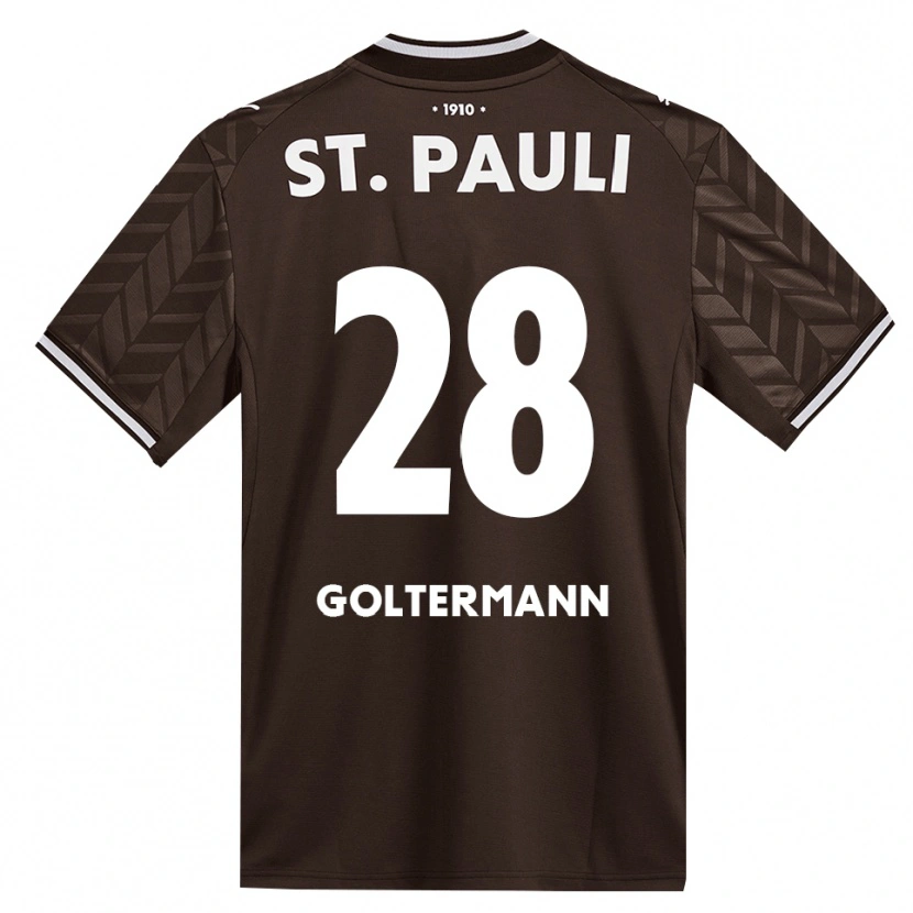 Danxen Kobiety Max Goltermann #28 Kawa Biała Domowa Koszulka 2026/27 Koszulki Klubowe
