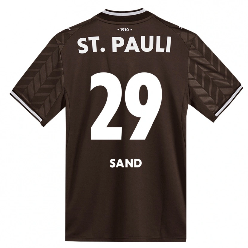 Danxen Kobiety Christoffer Sand #29 Kawa Biała Domowa Koszulka 2026/27 Koszulki Klubowe