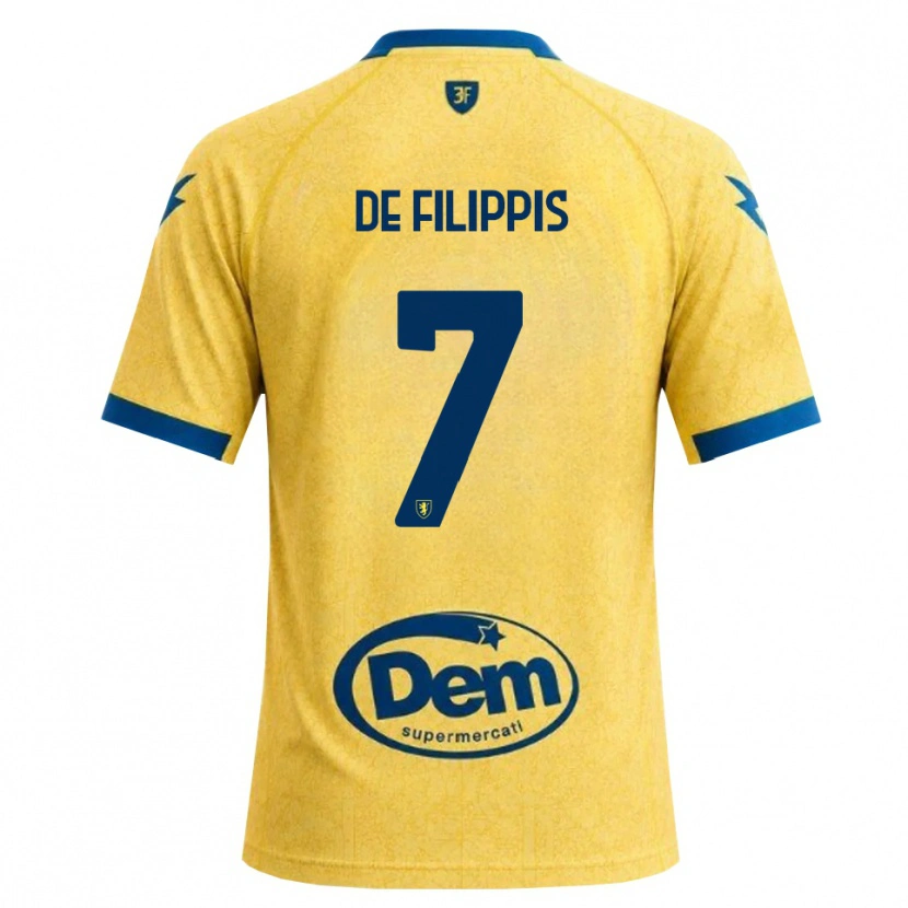 Danxen Kobiety Walter De Filippis #7 Chabrowy Czarny Niebieski Domowa Koszulka 2026/27 Koszulki Klubowe