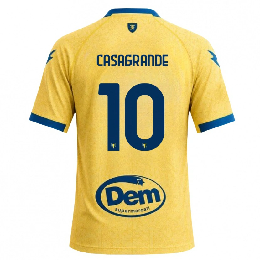 Danxen Kobiety Gianfilippo Casagrande #10 Chabrowy Czarny Niebieski Domowa Koszulka 2026/27 Koszulki Klubowe