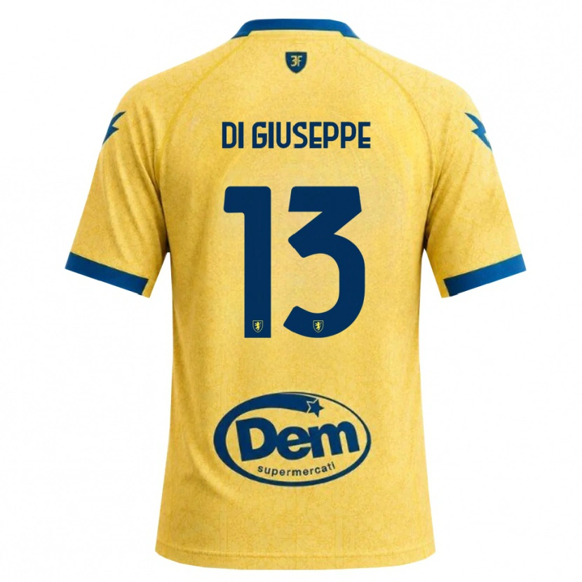 Danxen Kobiety Cristian Di Giuseppe #13 Chabrowy Czarny Niebieski Domowa Koszulka 2026/27 Koszulki Klubowe