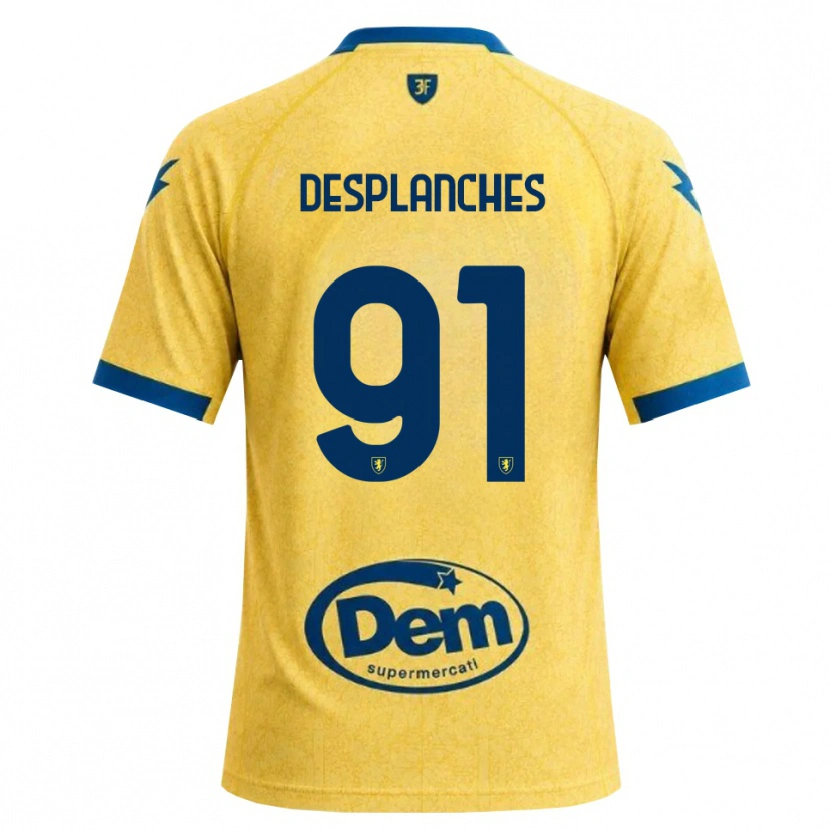 Danxen Kobiety Sebastiano Desplanches #91 Chabrowy Czarny Niebieski Domowa Koszulka 2026/27 Koszulki Klubowe