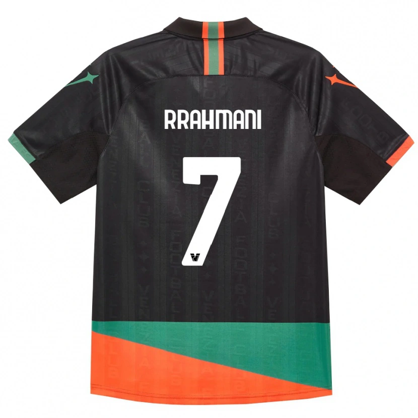 Danxen Kobiety Albion Rrahmani #7 Czarny Pomarańczowy Zielony Domowa Koszulka 2026/27 Koszulki Klubowe