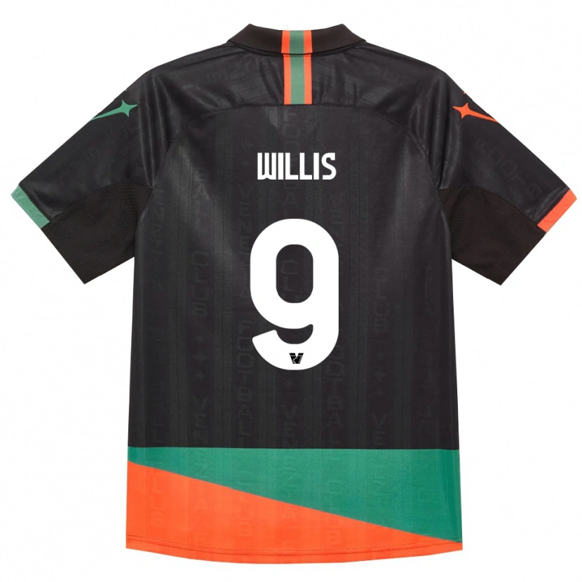 Danxen Kobiety Kailey Willis #9 Czarny Pomarańczowy Zielony Domowa Koszulka 2026/27 Koszulki Klubowe