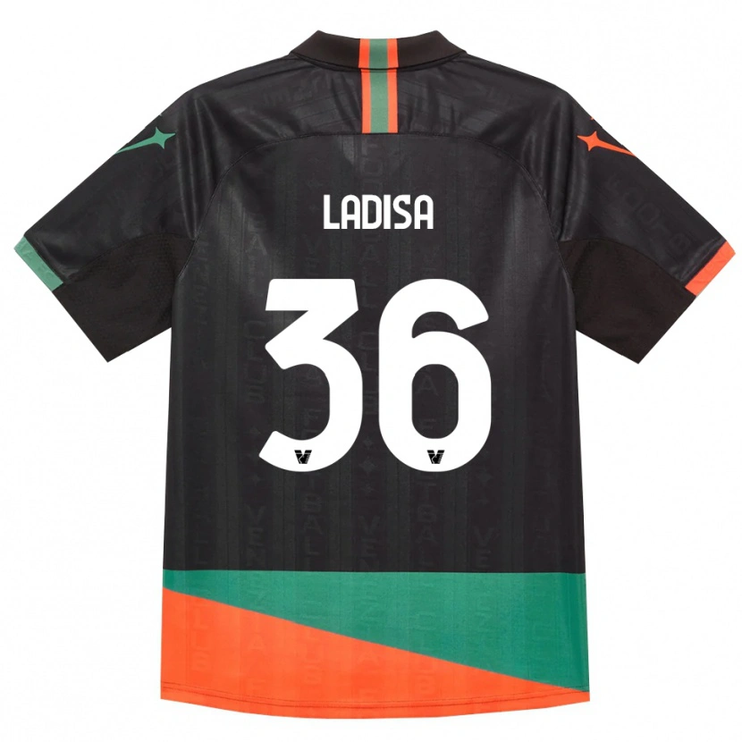 Danxen Kobiety Marco Ladisa #36 Czarny Pomarańczowy Zielony Domowa Koszulka 2026/27 Koszulki Klubowe