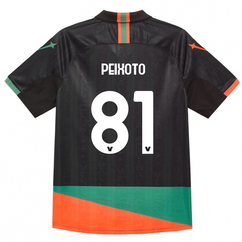 Danxen Kobiety Afonso Peixoto #81 Czarny Pomarańczowy Zielony Domowa Koszulka 2026/27 Koszulki Klubowe