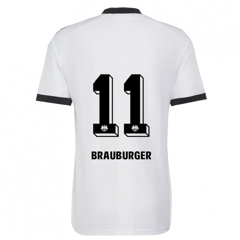 Danxen Kobiety Maximilian Brauburger #11 Czarny Biały Wyjazdowa Koszulka 2026/27 Koszulki Klubowe