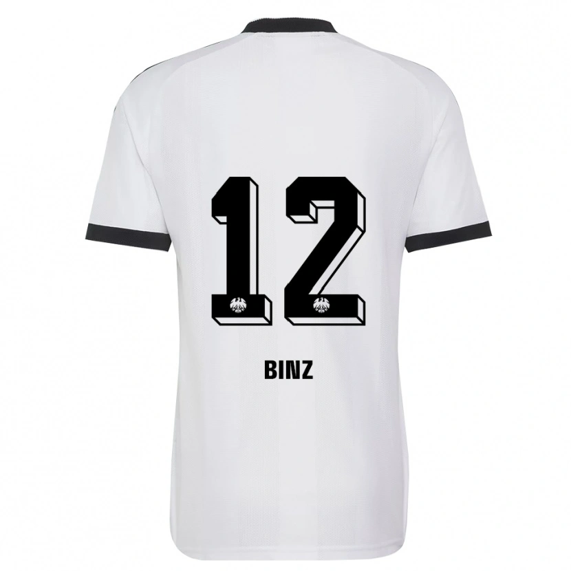 Danxen Kobiety Sam Binz #12 Czarny Biały Wyjazdowa Koszulka 2026/27 Koszulki Klubowe