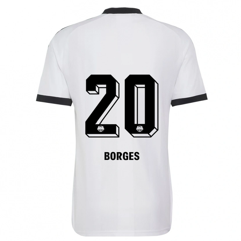 Danxen Kobiety Gustavo Borges #20 Czarny Biały Wyjazdowa Koszulka 2026/27 Koszulki Klubowe