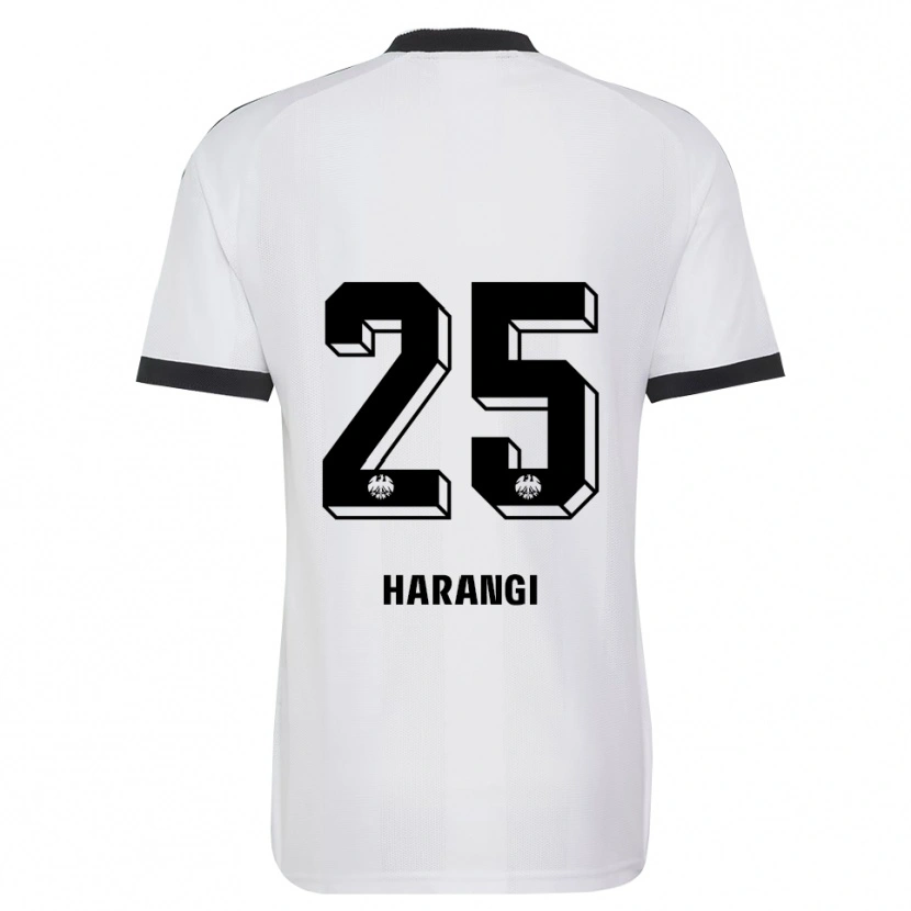 Danxen Kobiety Aiden Harangi #25 Czarny Biały Wyjazdowa Koszulka 2026/27 Koszulki Klubowe