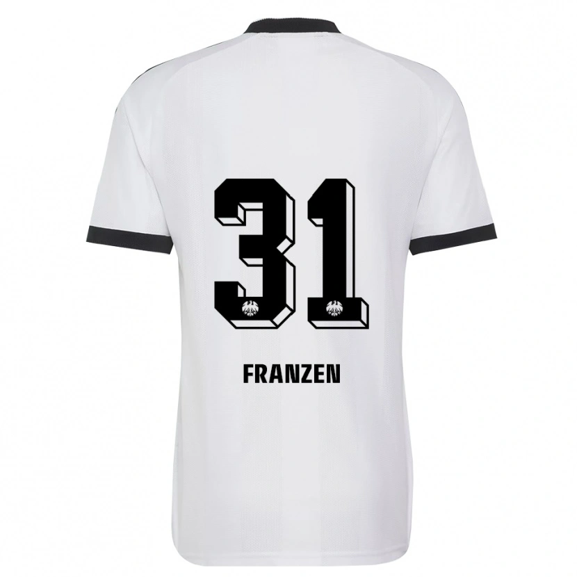 Danxen Kobiety Marlon Franzen #31 Czarny Biały Wyjazdowa Koszulka 2026/27 Koszulki Klubowe