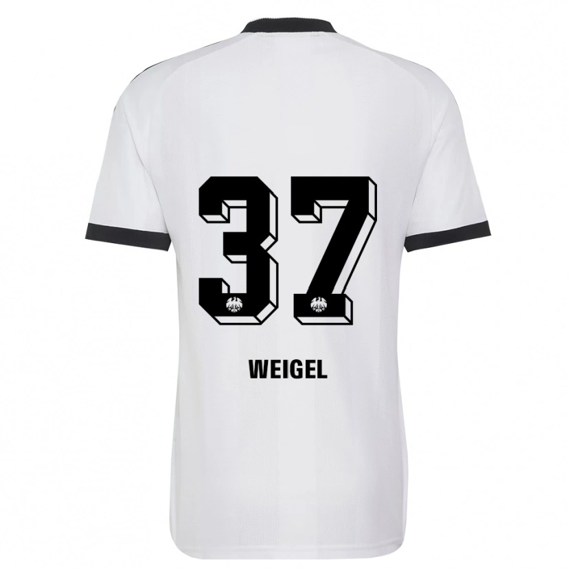 Danxen Kobiety Tobias Weigel #37 Czarny Biały Wyjazdowa Koszulka 2026/27 Koszulki Klubowe