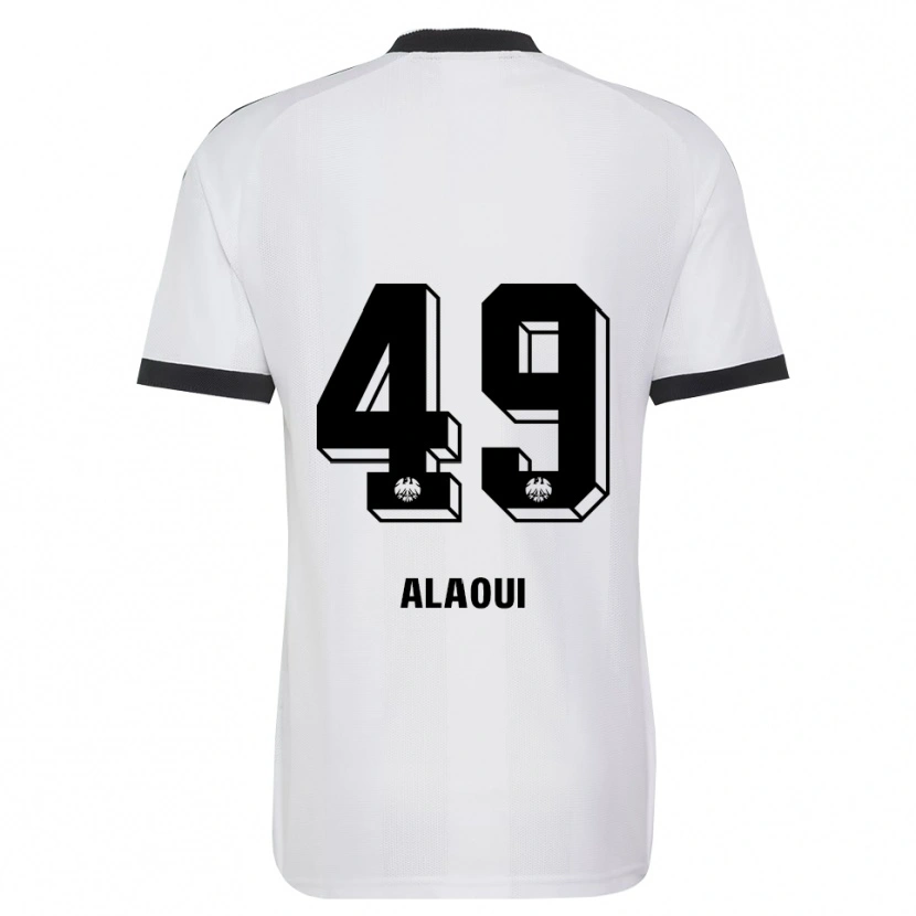 Danxen Kobiety Anas Alaoui #49 Czarny Biały Wyjazdowa Koszulka 2026/27 Koszulki Klubowe