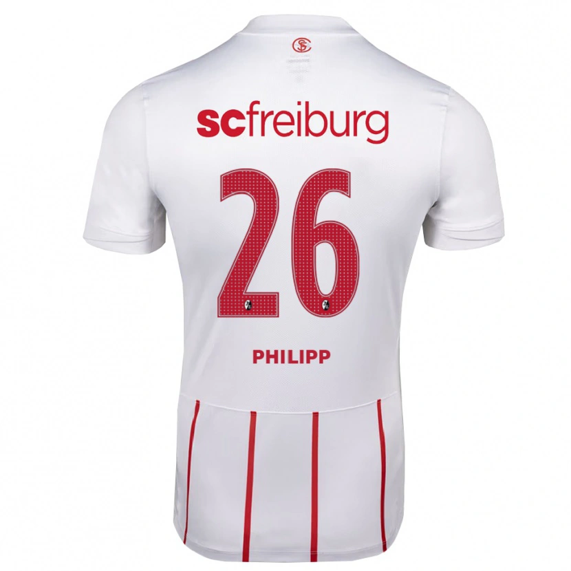 Danxen Kobiety Maximilian Philipp #26 Biały Czerwony Żółty Wyjazdowa Koszulka 2026/27 Koszulki Klubowe