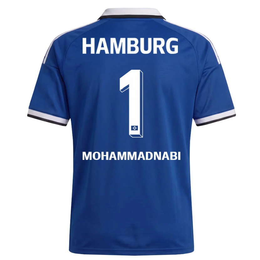 Danxen Kobiety Benjamin Mohammadnabi #1 Biały Niebieski Wyjazdowa Koszulka 2026/27 Koszulki Klubowe