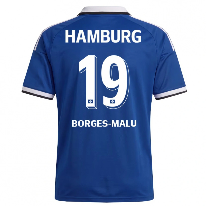 Danxen Kobiety Louis Borges-Malu #19 Biały Niebieski Wyjazdowa Koszulka 2026/27 Koszulki Klubowe