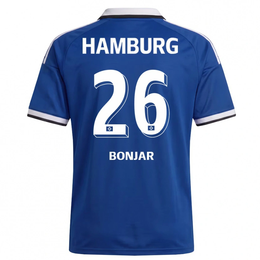 Danxen Kobiety Amir Bonjar #26 Biały Niebieski Wyjazdowa Koszulka 2026/27 Koszulki Klubowe