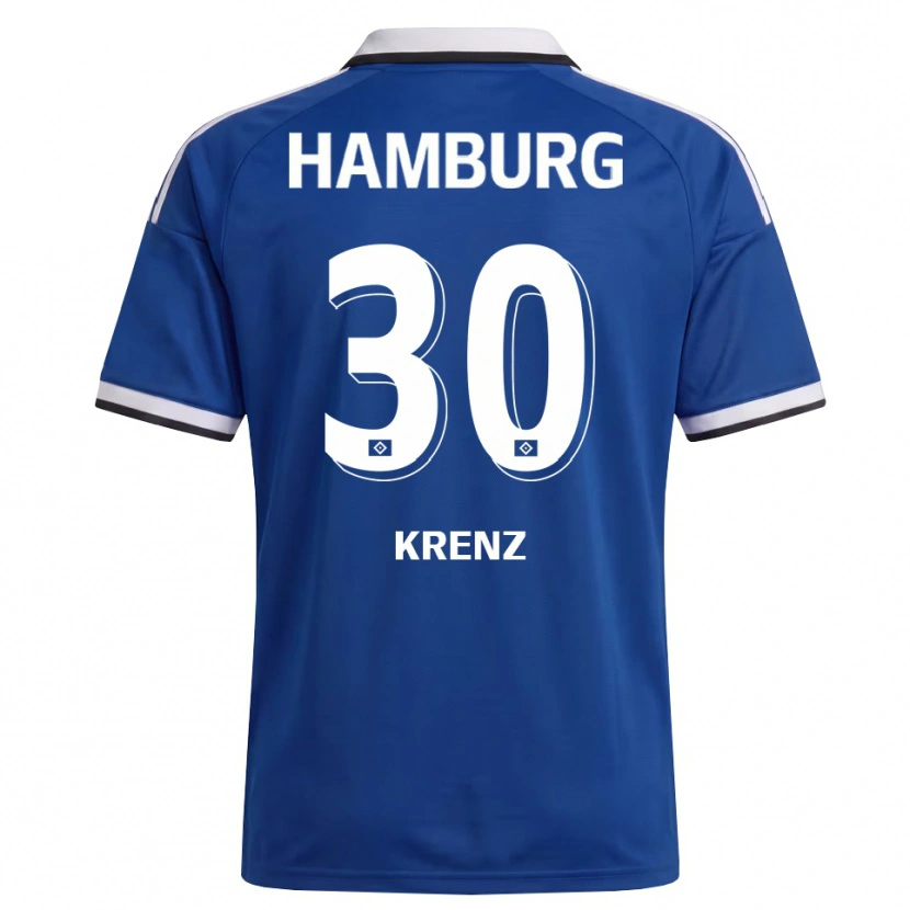 Danxen Kobiety Jamie Krenz #30 Biały Niebieski Wyjazdowa Koszulka 2026/27 Koszulki Klubowe