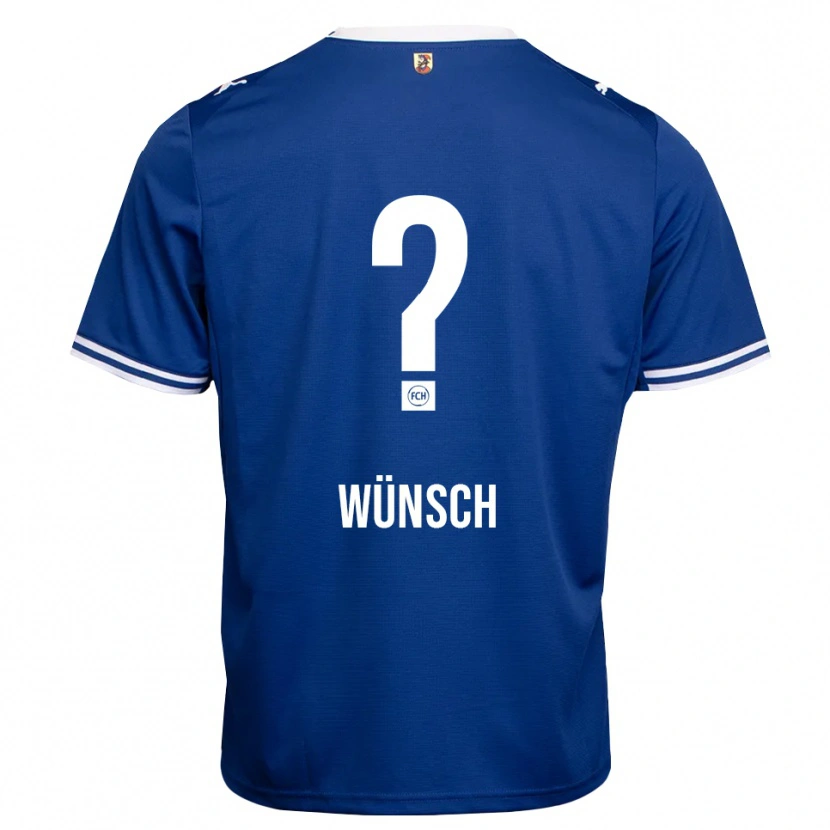 Danxen Kobiety Luca Wünsch #0 Królewski Niebieski Biały Wyjazdowa Koszulka 2026/27 Koszulki Klubowe