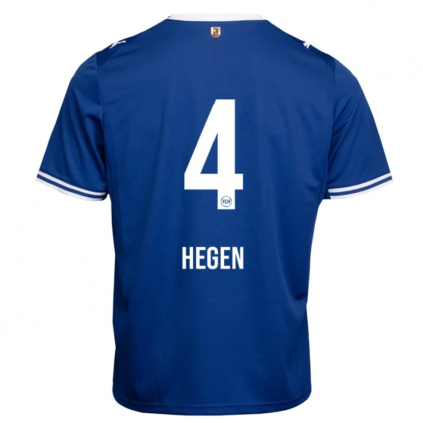 Danxen Kobiety Robin Hegen #4 Królewski Niebieski Biały Wyjazdowa Koszulka 2026/27 Koszulki Klubowe