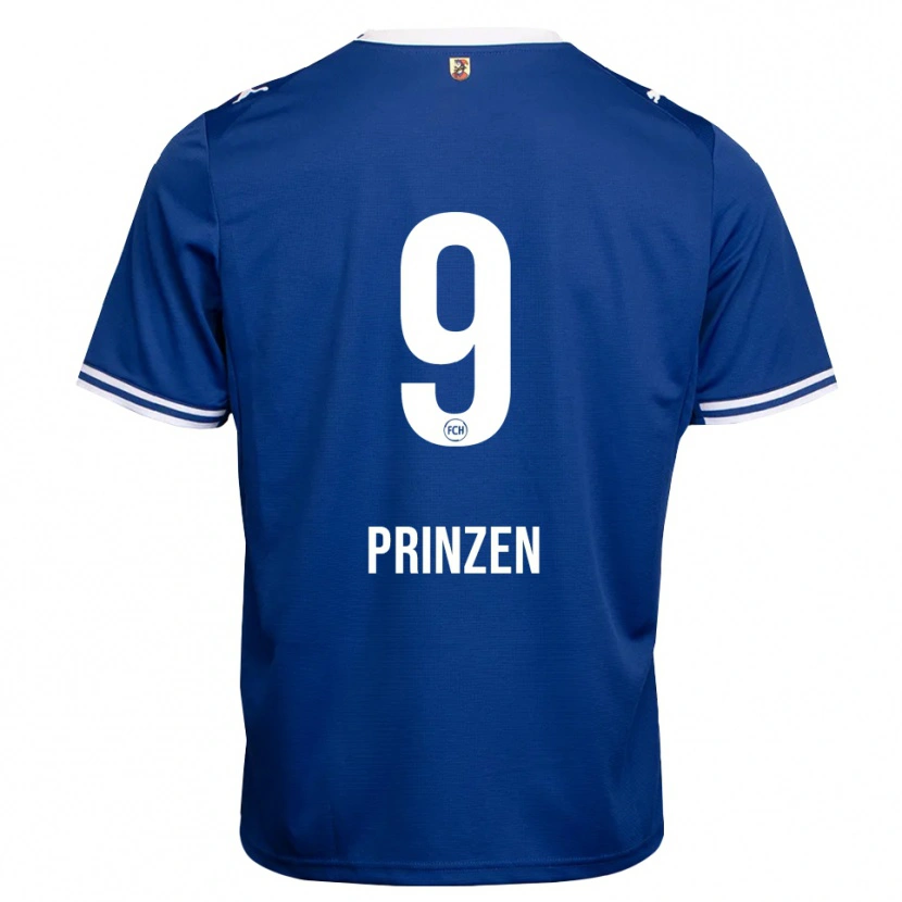 Danxen Kobiety Marlon Prinzen #9 Królewski Niebieski Biały Wyjazdowa Koszulka 2026/27 Koszulki Klubowe