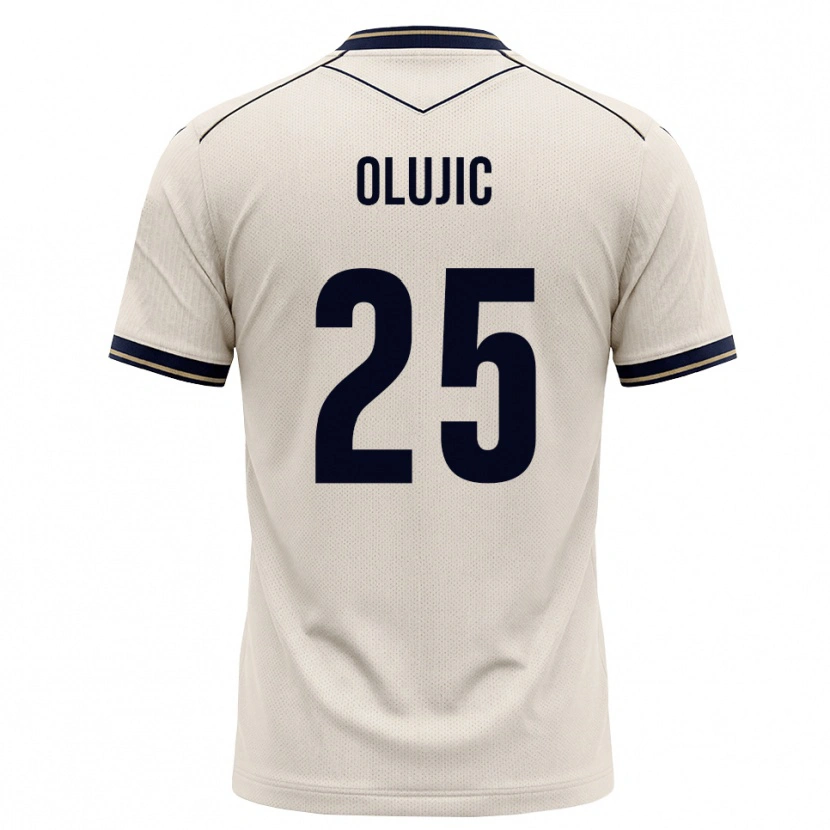 Danxen Kobiety Romeo Olujic #25 Białawy Niebieski Atramentowy Wyjazdowa Koszulka 2026/27 Koszulki Klubowe