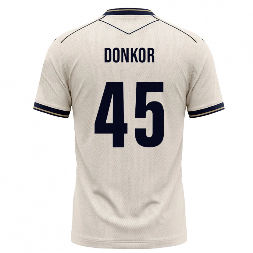 Danxen Kobiety Denis Donkor #45 Białawy Niebieski Atramentowy Wyjazdowa Koszulka 2026/27 Koszulki Klubowe