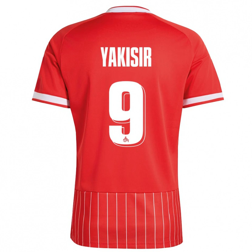 Danxen Kobiety Emir-Ahmet Yakisir #9 Czerwony Biały Zielony Wyjazdowa Koszulka 2026/27 Koszulki Klubowe