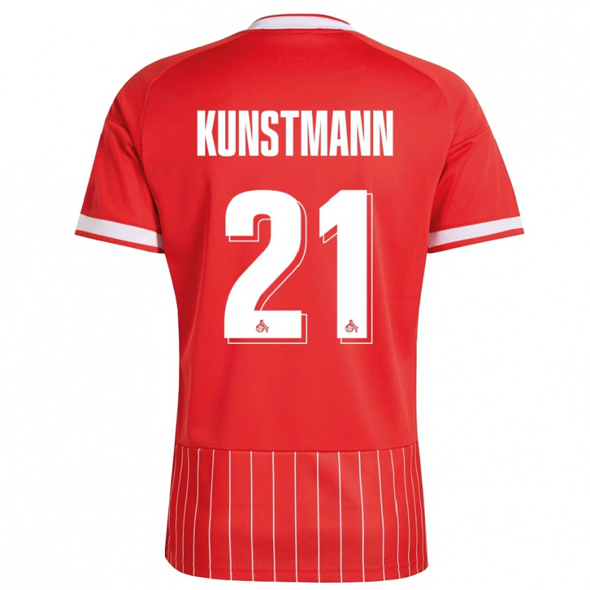 Danxen Kobiety Jonas Kunstmann #21 Czerwony Biały Zielony Wyjazdowa Koszulka 2026/27 Koszulki Klubowe