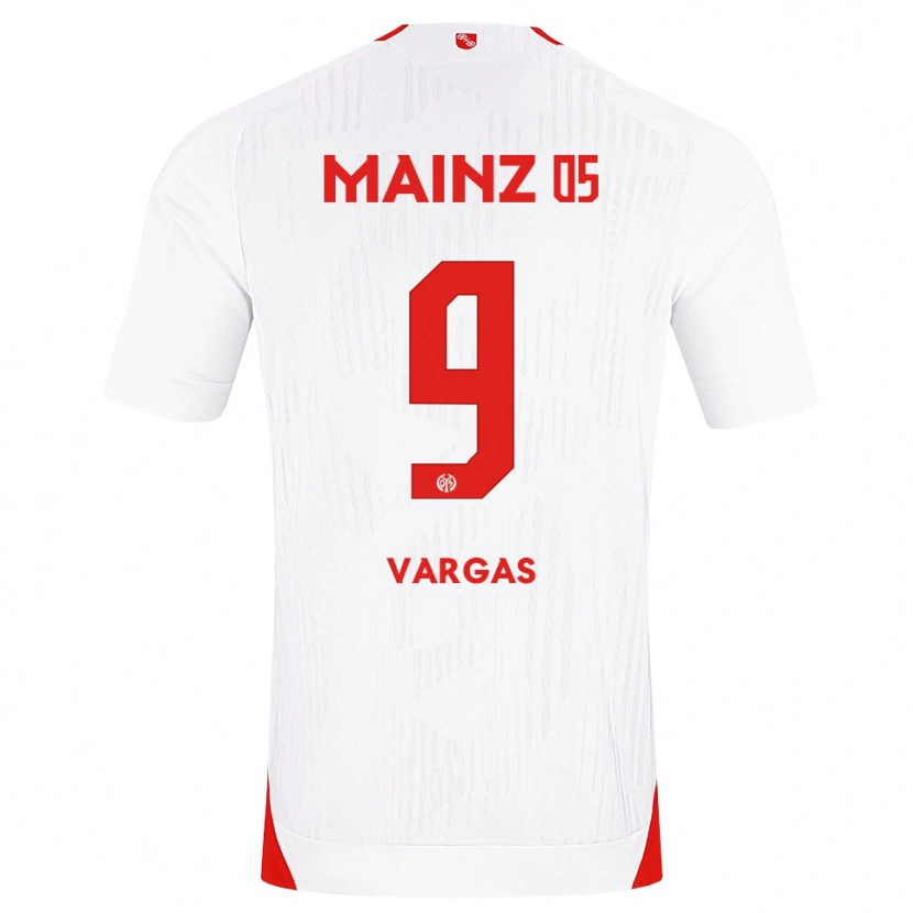 Danxen Kobiety Nayrobi Vargas #9 Biały Czerwony Żółty Wyjazdowa Koszulka 2026/27 Koszulki Klubowe