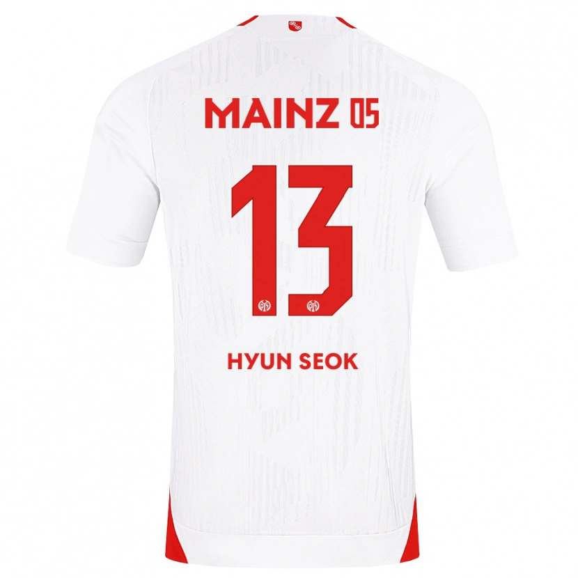 Danxen Kobiety Hyun-Seok Hong #13 Biały Czerwony Żółty Wyjazdowa Koszulka 2026/27 Koszulki Klubowe