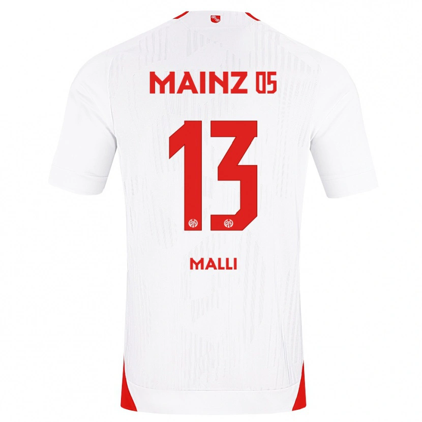Danxen Kobiety Yunus Mallı #13 Biały Czerwony Żółty Wyjazdowa Koszulka 2026/27 Koszulki Klubowe