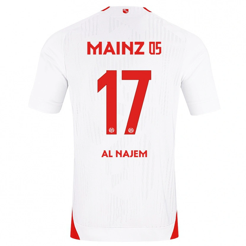Danxen Kobiety Salma Al Najem #17 Biały Czerwony Żółty Wyjazdowa Koszulka 2026/27 Koszulki Klubowe