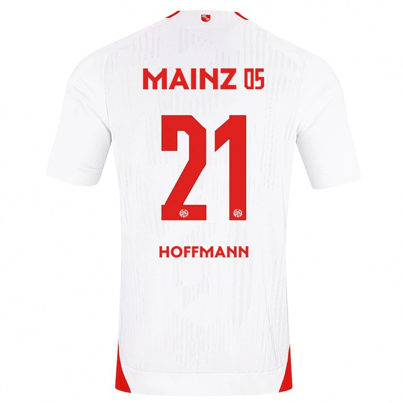 Danxen Kobiety Leon Hoffmann #21 Biały Czerwony Żółty Wyjazdowa Koszulka 2026/27 Koszulki Klubowe