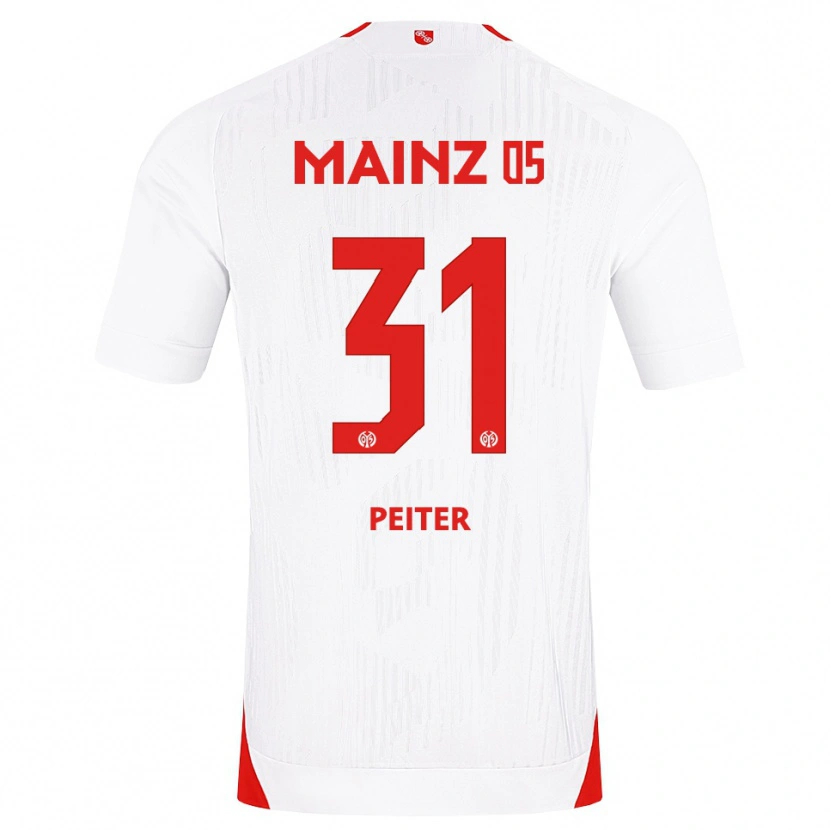 Danxen Kobiety Chiara Peiter #31 Biały Czerwony Żółty Wyjazdowa Koszulka 2026/27 Koszulki Klubowe