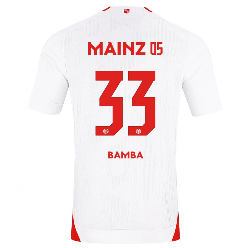 Danxen Kobiety Mokesse Bamba #33 Biały Czerwony Żółty Wyjazdowa Koszulka 2026/27 Koszulki Klubowe