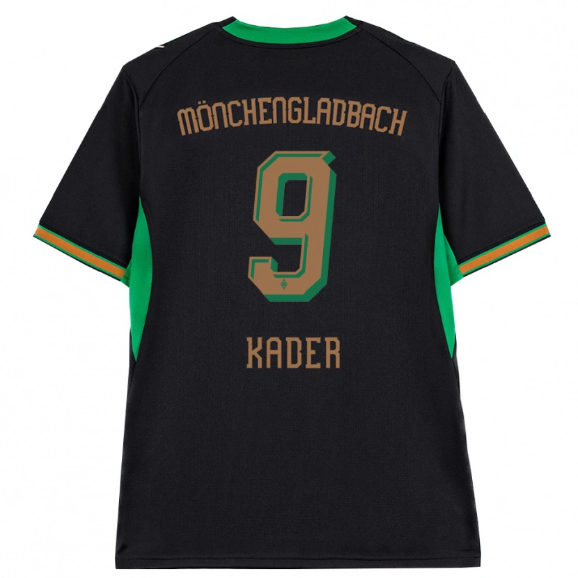 Danxen Kobiety Cagatay Kader #9 Czarny Pomarańczowy Zielony Brązowy Wyjazdowa Koszulka 2026/27 Koszulki Klubowe