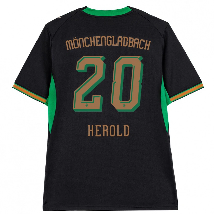 Danxen Kobiety David Herold #20 Czarny Pomarańczowy Zielony Brązowy Wyjazdowa Koszulka 2026/27 Koszulki Klubowe