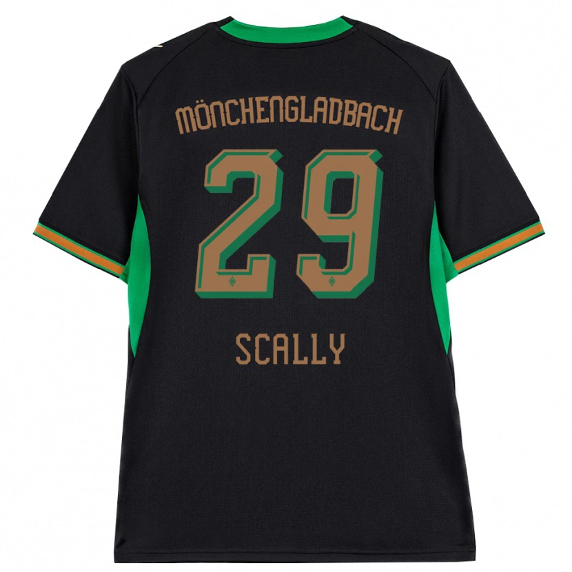 Danxen Kobiety Joe Scally #29 Czarny Pomarańczowy Zielony Brązowy Wyjazdowa Koszulka 2026/27 Koszulki Klubowe