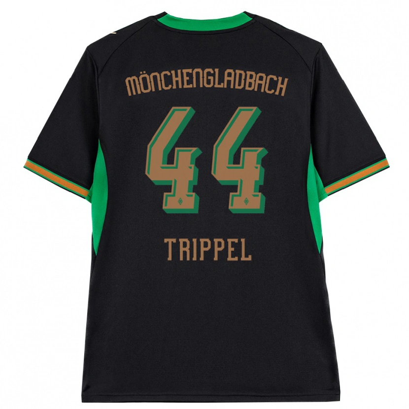 Danxen Kobiety Marcello Trippel #44 Czarny Pomarańczowy Zielony Brązowy Wyjazdowa Koszulka 2026/27 Koszulki Klubowe