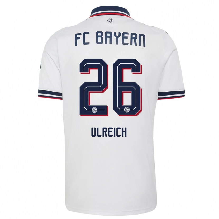 Danxen Kobiety Sven Ulreich #26 Biały Szary Czerwony Wyjazdowa Koszulka 2026/27 Koszulki Klubowe