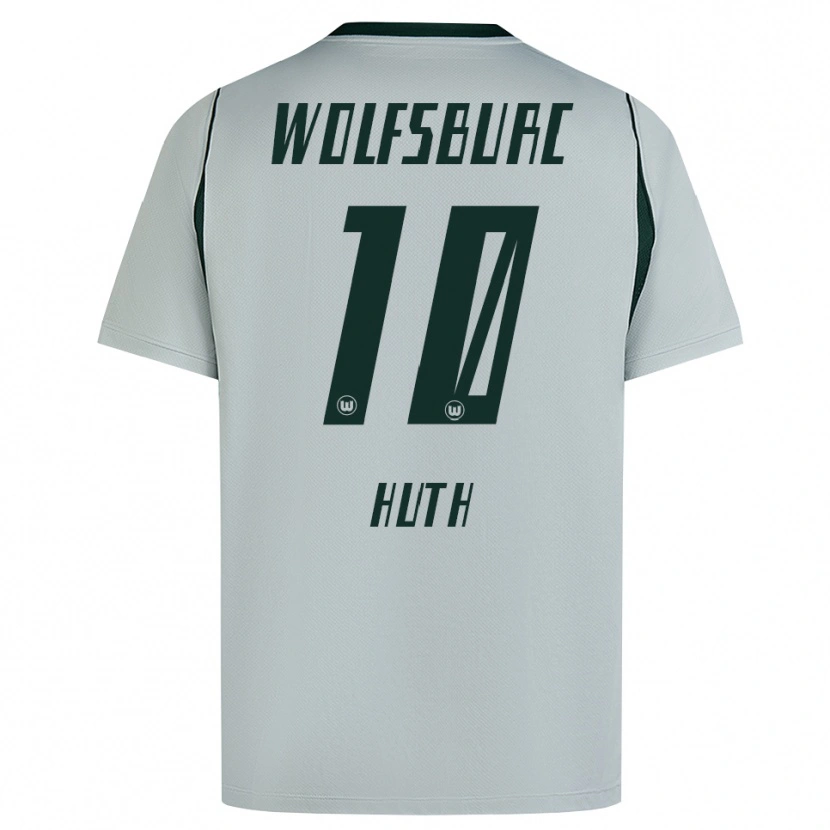 Danxen Kobiety Svenja Huth #10 Szary Zielony Wyjazdowa Koszulka 2026/27 Koszulki Klubowe