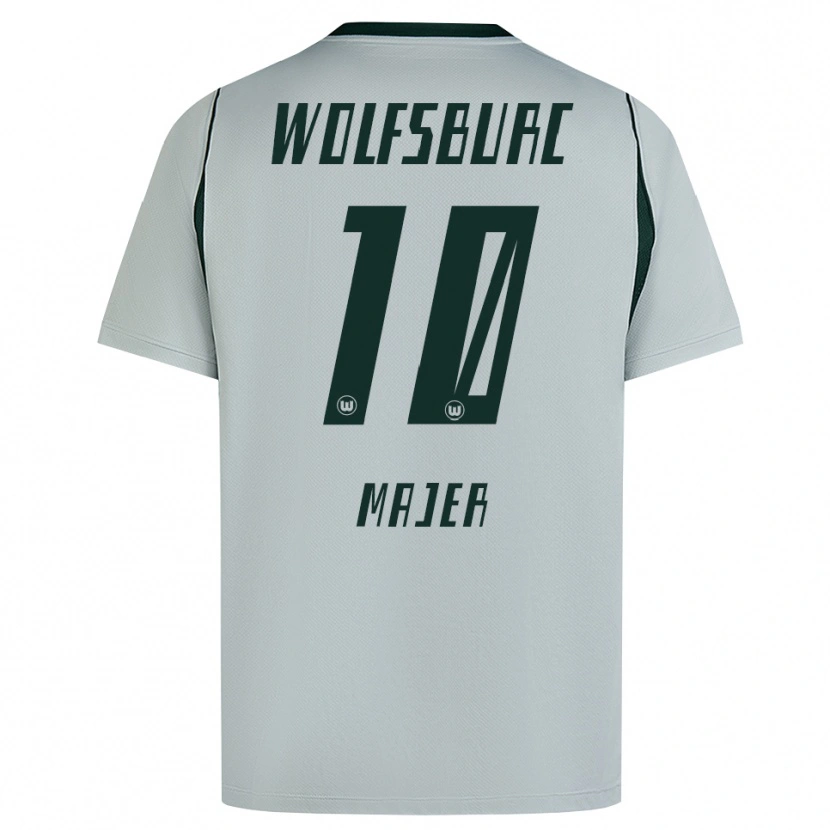 Danxen Kobiety Lovro Majer #10 Szary Zielony Wyjazdowa Koszulka 2026/27 Koszulki Klubowe