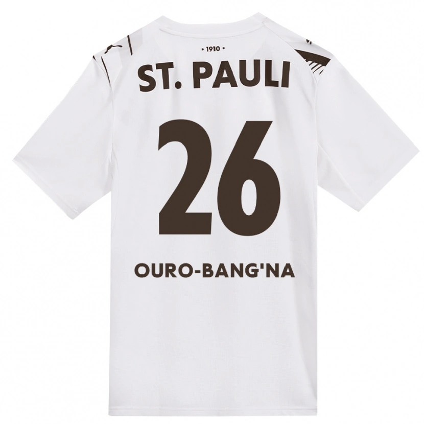Danxen Kobiety Samir Ouro-Bang'na #26 Kawa Biała Czerwona Wyjazdowa Koszulka 2026/27 Koszulki Klubowe