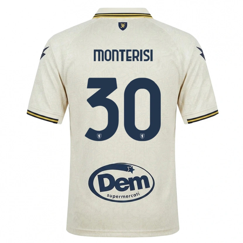 Danxen Kobiety Ilario Monterisi #30 Oldlace Żółty Czarny Wyjazdowa Koszulka 2026/27 Koszulki Klubowe