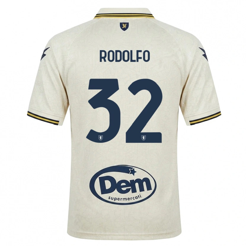 Danxen Kobiety Luca Rodolfo #32 Oldlace Żółty Czarny Wyjazdowa Koszulka 2026/27 Koszulki Klubowe