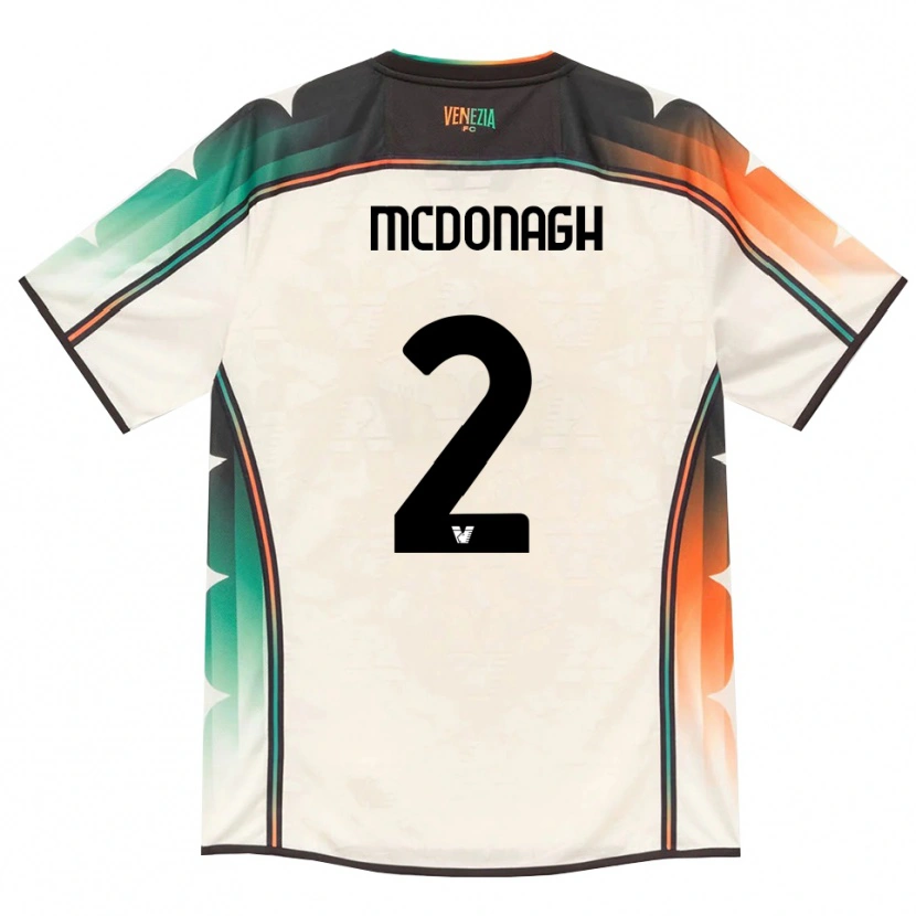 Danxen Kobiety Oisin Mcdonagh #2 Oldlace Pomarańczowy Zielony Wyjazdowa Koszulka 2026/27 Koszulki Klubowe