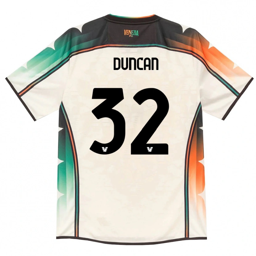 Danxen Kobiety Alfred Duncan #32 Oldlace Pomarańczowy Zielony Wyjazdowa Koszulka 2026/27 Koszulki Klubowe